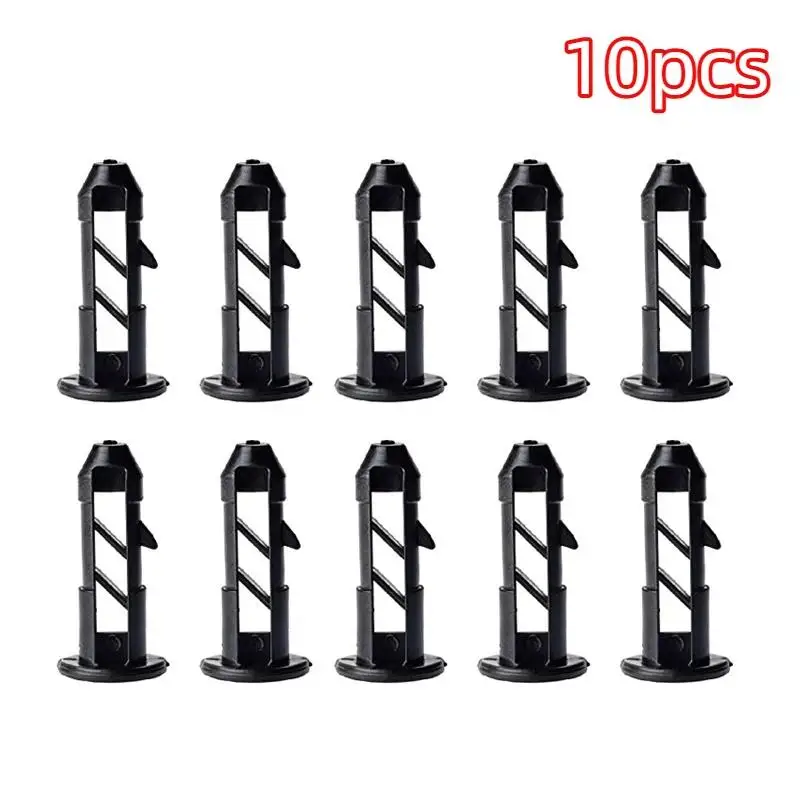 10Pcs Plastic Wheelie-Bin Lid Hinge Pin For 30L-240L Wheelie-Bins Household Commercial Trash Cans Waste Bin Tools