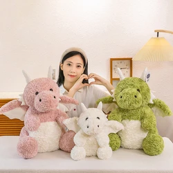 Cute Pterodactyl and Flying Dragon Doll, Dinosaur Plush Toy, Bed Pillow, Sleeping Soothing Gift for Boy, 20cm