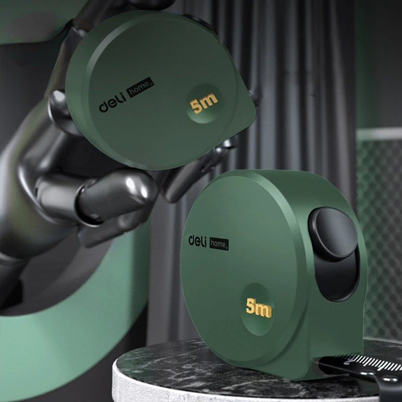 Youpin Deli เครื่องมือ1 Pcs ชุดเหล็กคาร์บอนวัสดุดิจิตอลคุณภาพสูงสายวัด Multifunction ไม้แบบพกพาอุปกรณ์ทำมือ