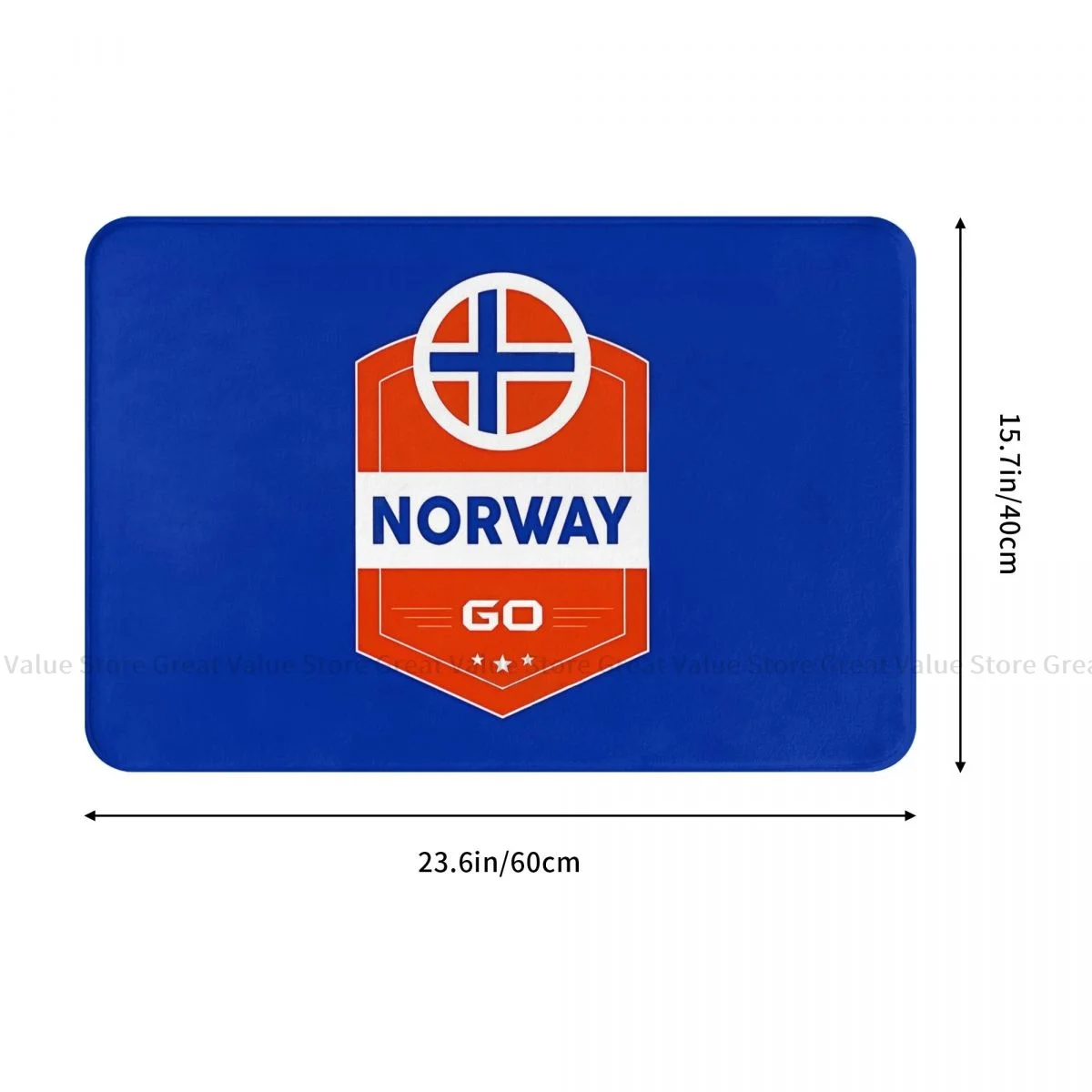 Norway Flag Bathroom Mat FLAG SHIELD Doormat Living Room Carpet Balcony Rug Home Decor