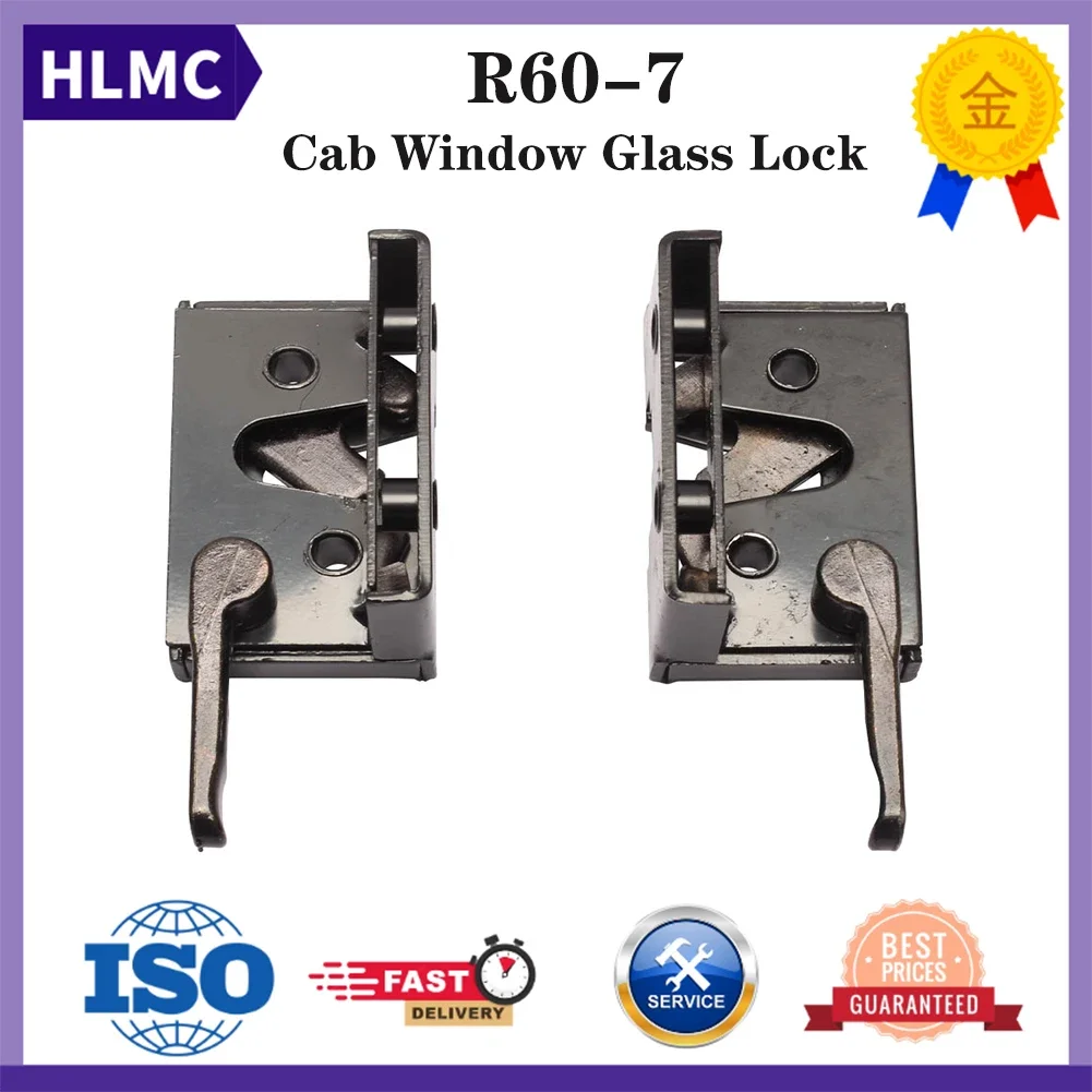 Excavator Accessories R55-7 R60-7 Hyundai Cab Window Glass Lock For Excavator Parts