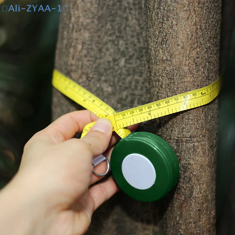 【ZYAA-1】Gartenbaum-Messlineal, Messgerät für Baumdurchmesser, 2000 mm, 79 Zoll, weiches, einziehbares PVC-Messband