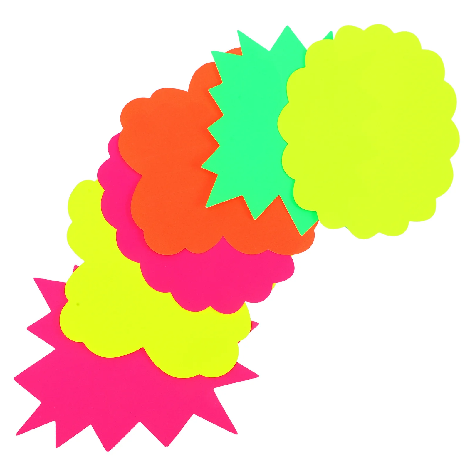 

60pcs Explosion Shape Price Tags Simple Design For Supermarket Retail Store Garage Sales Paper Price Tag For Goods Promotional