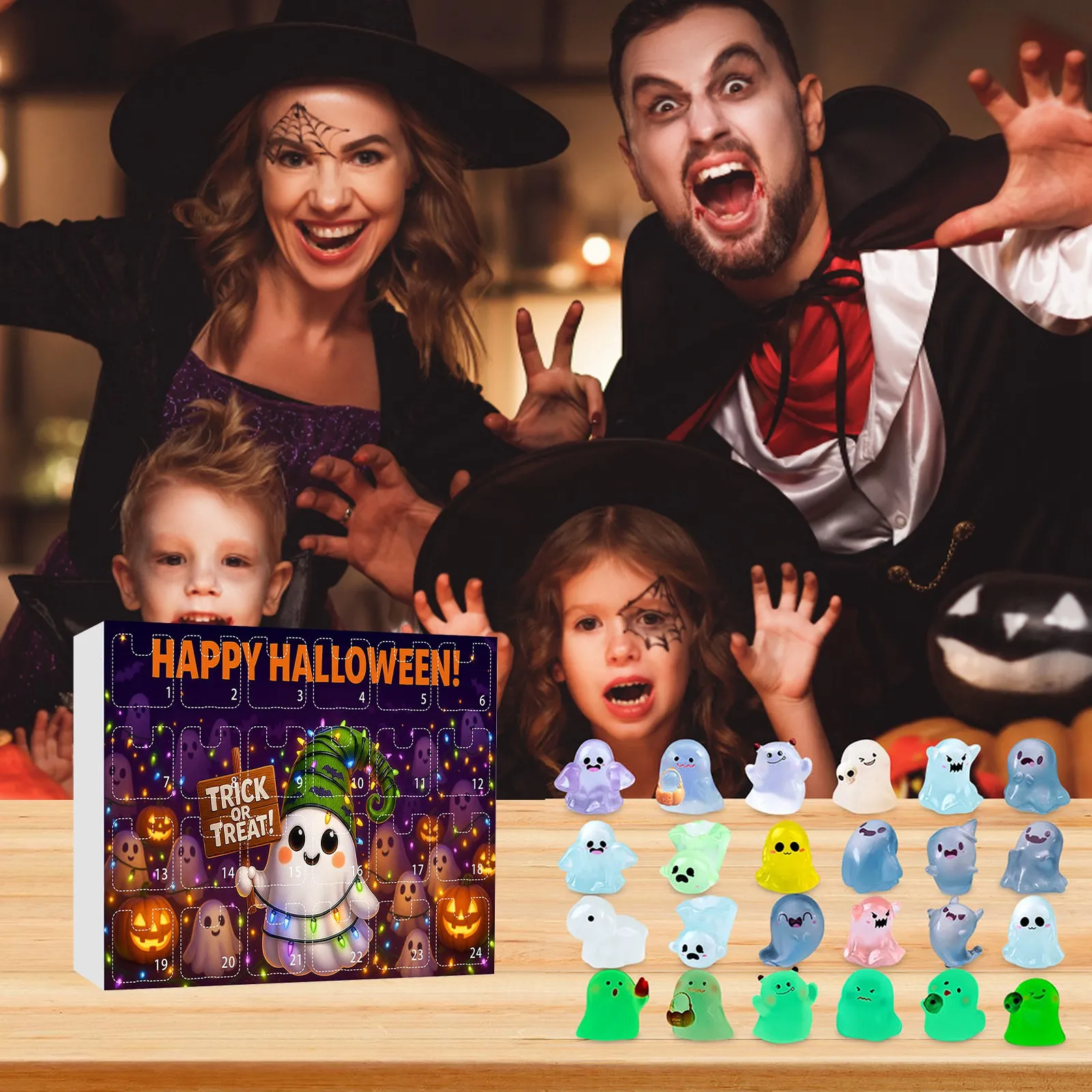 Kitchen Timer Cute Owl Glow In The Dark Halloween Advent Calendar Mystery Desktop Ornament Christmas Countdown Calendar Kids