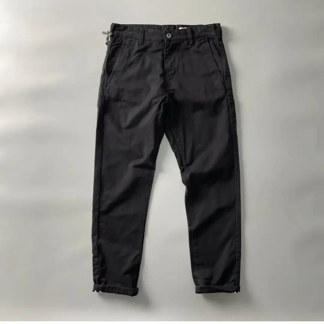 Retro Pants Casual Straight Pants Overalls Men's Loose Wash Versatile Men's Slim Casual Tactical Cargo Work Tactical Trousers