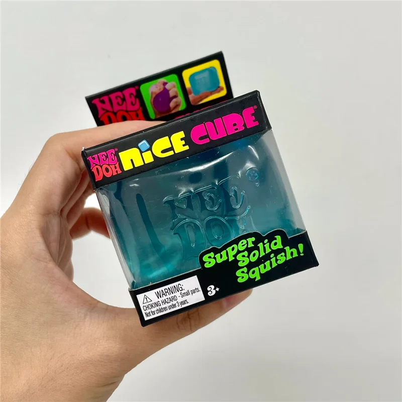 Needoh Nice Cube 5.5cm Maltose Sensory Calming Toy Non-Toxic Soft Slow Rebound Emotional Release Venting Knead Give Heal Gifts