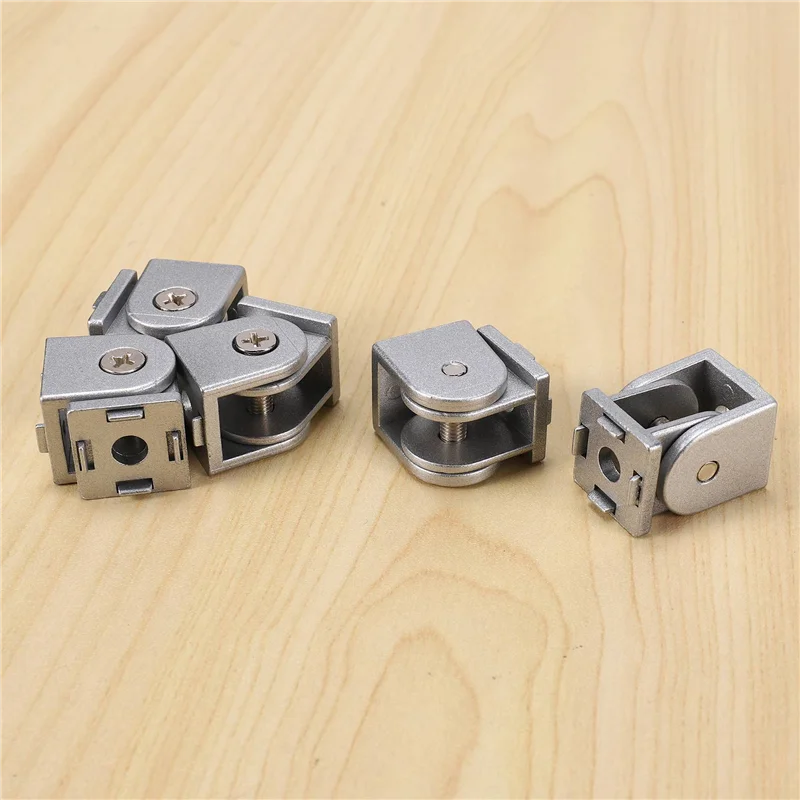 

B03C-25Pcs Zinc Alloy Pivot Joint For Aluminum Extrusion Profile 2020 Series, Flexible Pivot Joint For 2020 Aluminum Profile