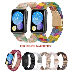 Strap for Huawei Watch Fit 2 New Resin Band Bracelet With Connector Accessories for Huawei fit2