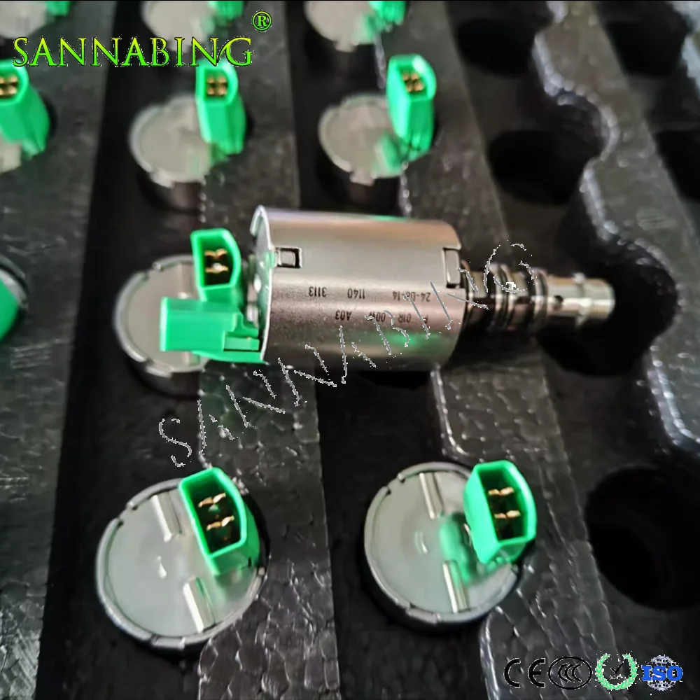 

0AM DQ200 seven speed dry dual clutch transmission, valve body, oil pressure solenoid valve, shift solenoid valve F01R00WA03/02
