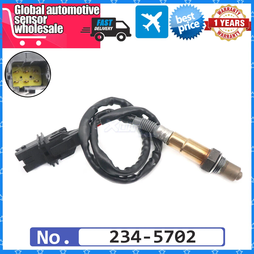 Upstream Front Air Fuel Ratio Lambda O2 Oxygen Sensor for Volvo C30 C70 S40 S60 S70 S80 V50 V70 2.3 2.4 2.5L 2.9L 99-13 234-5702