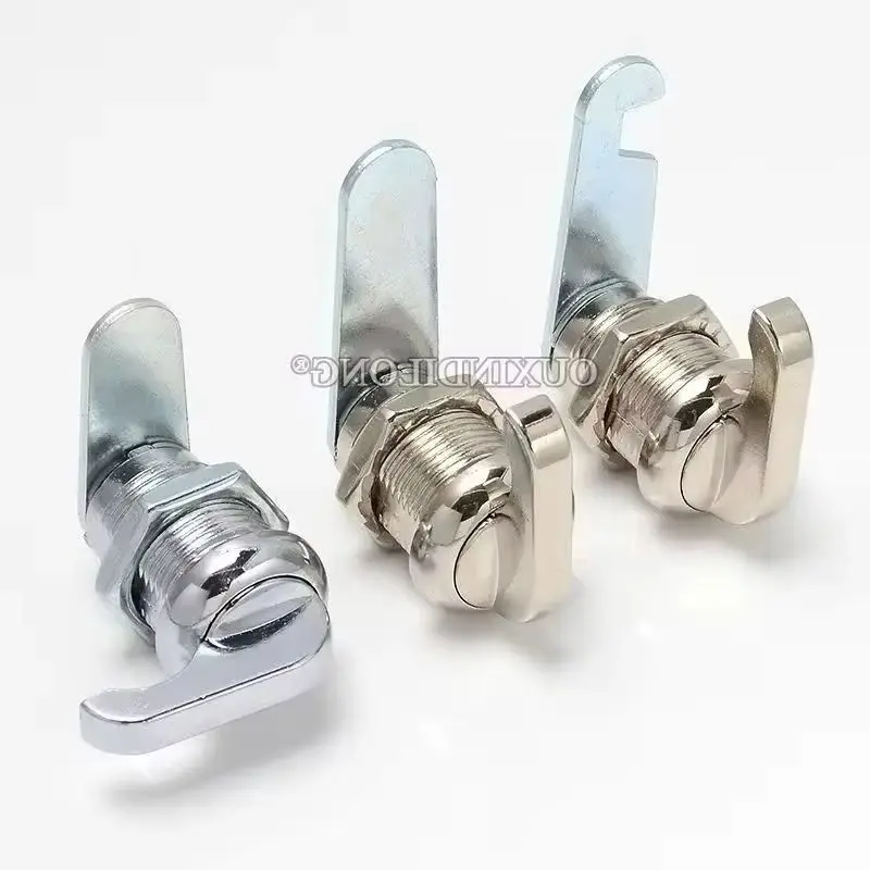 On Sales 10PCS Zinc Alloy Cam Locks Toolbox Mailbox Locker Cabinet Locks Switch Equipment Locks Thumb Turn Lock Keyless