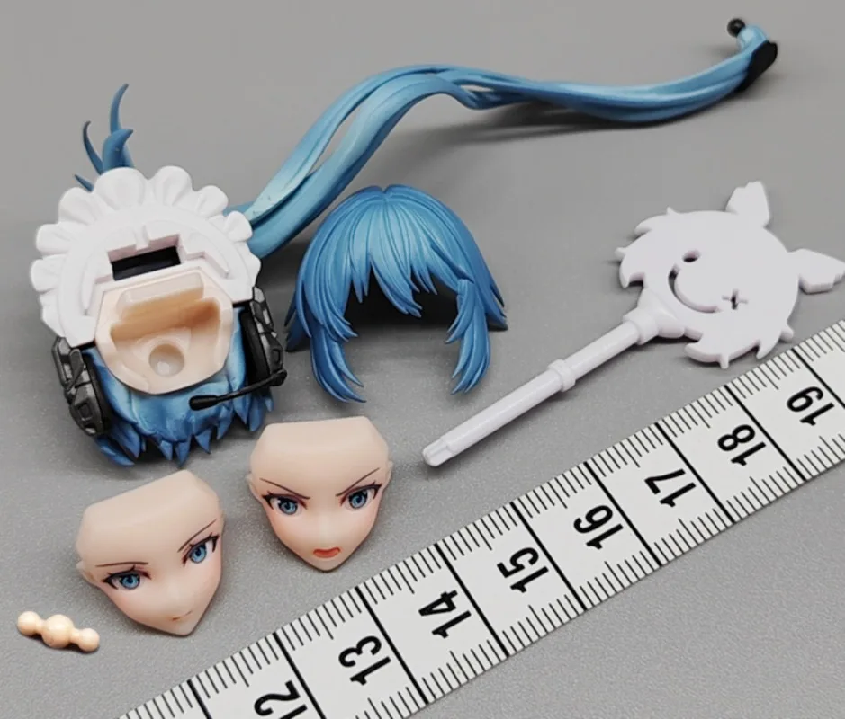 

RA-02 1/12 Scale Head Sculpt Set Model for 6'' Snail Shell Tactical Maid