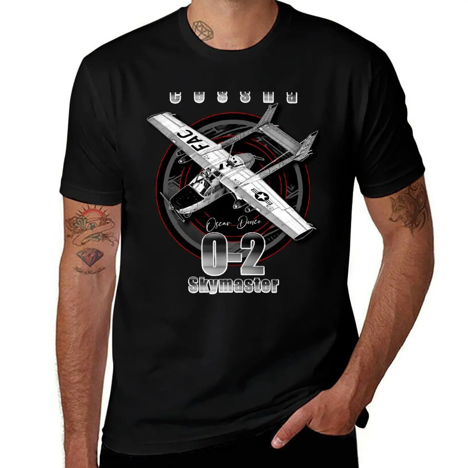 

Cessna O-2 Skymaster USAF Military Variant Of The Skymaster T-Shirt Moisture Wicking Quick Dry Tee