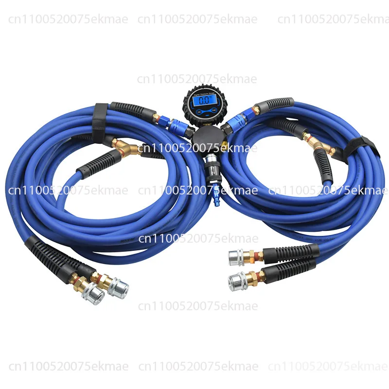 Tire Inflation Digital Pressure Gauge 150psi Pneumatic Connector Accessories, Tracheal Hose, Tire Pressure Gauge
