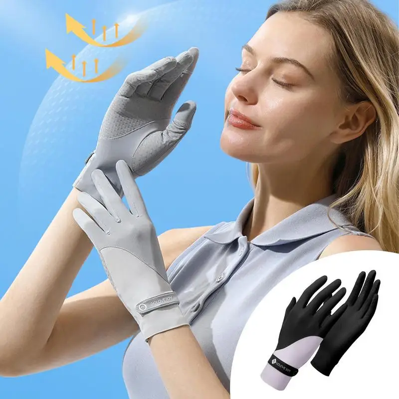 UV Gloves Breathable UPF 50 Driving Gloves Men Sun Protection Sailing Gloves Driving Gloves Men For Paddling Kayaking Driving