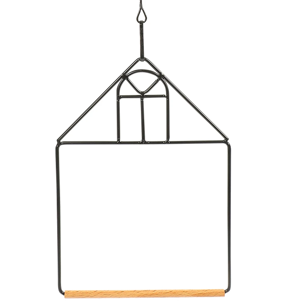 

1 set 1 Set Iron Parrot Stand Stable Base Training Perch Rack For Bird Cage Office Decor Desktop Use Durable Metal Bird Standing