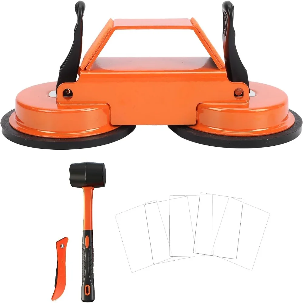 8pcs Dual Suction Floor Gap Fixer Tool Enhanced Suction Cup 5 Pcs Sticky Pads Laminate Fixer Tool Slot Cutter