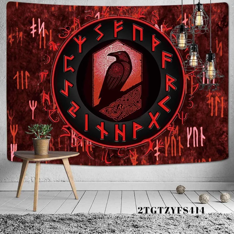 Colorful Hippie Skull Wall Hanging Wall Hanging Tapestry Celestial Moon Tarot Tapestrys Mushroom Tapestries Aesthetic Wall Art