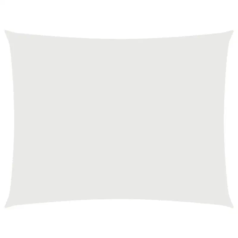 Auvent de parasol en tissu Oxford robuste, rectangulaire blanc, 4x6m, matériau durable, fabrication soignée. Housse de remplacement pratique pour jardin, terrasse, pelouse, balcon. Accessoires de jardin et décoration intérieure idéaux pour l'extérieur