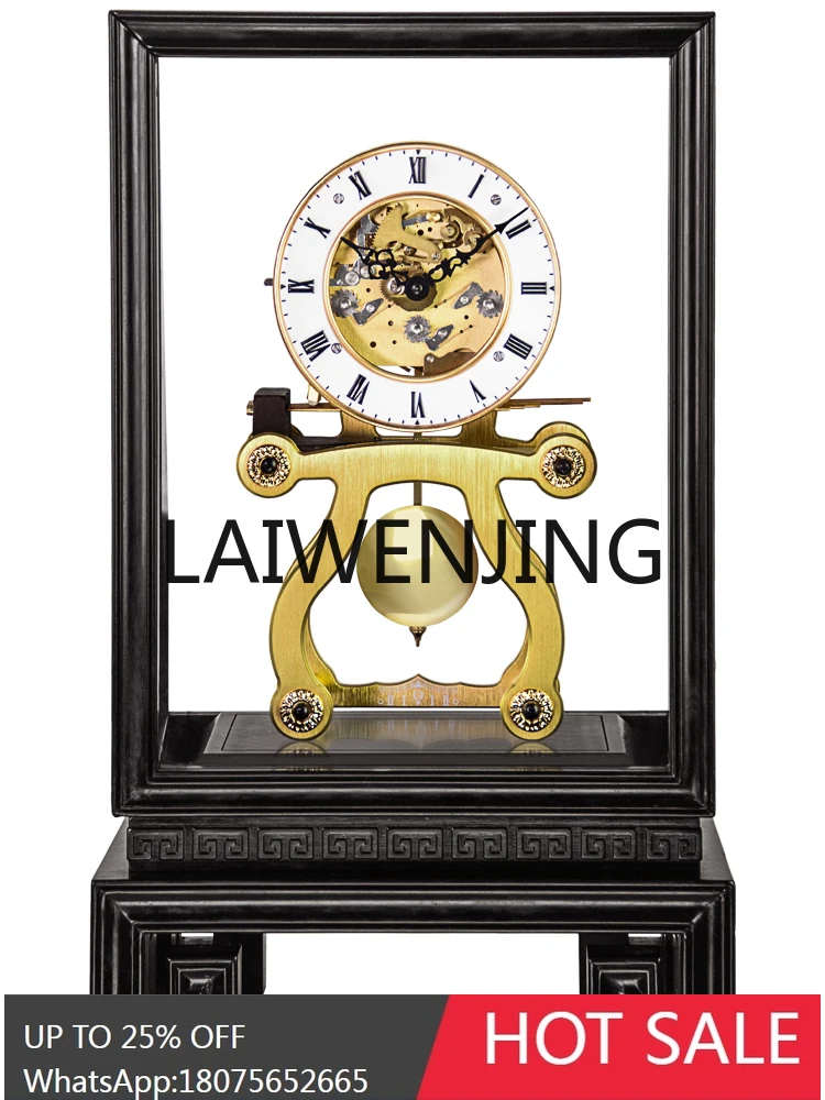 Navigation Clock Creative Living Room Mechanical Countertop Decoration Collection Hoppergrass Blackwood Desk Clock