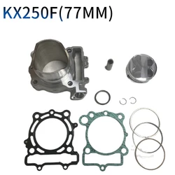 77mm Big Bore Cylinder Piston Ring Gasket Top End Kit Sets for KAWASAKI KX250F RMZ250 Motorcycle Engine Equipments Accessories·