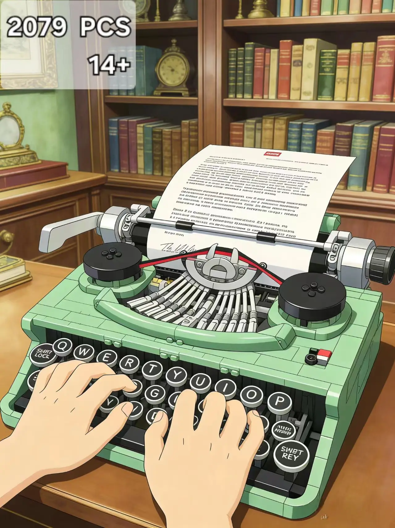 2079-pezzi-ideas-macchina-da-scrivere-retro-mattoncini-da-costruzione-moc-giocattolo-decorativo-miglior-regalo-per-bambini-modello-da-esposizione