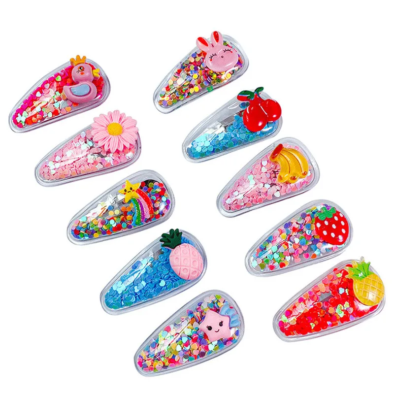 Baby Hair Clips Hair Accessories for Girls Mini Hairpins Toddler Girl Hair Barrettes Flower Fruit Butterfly Hair Clips