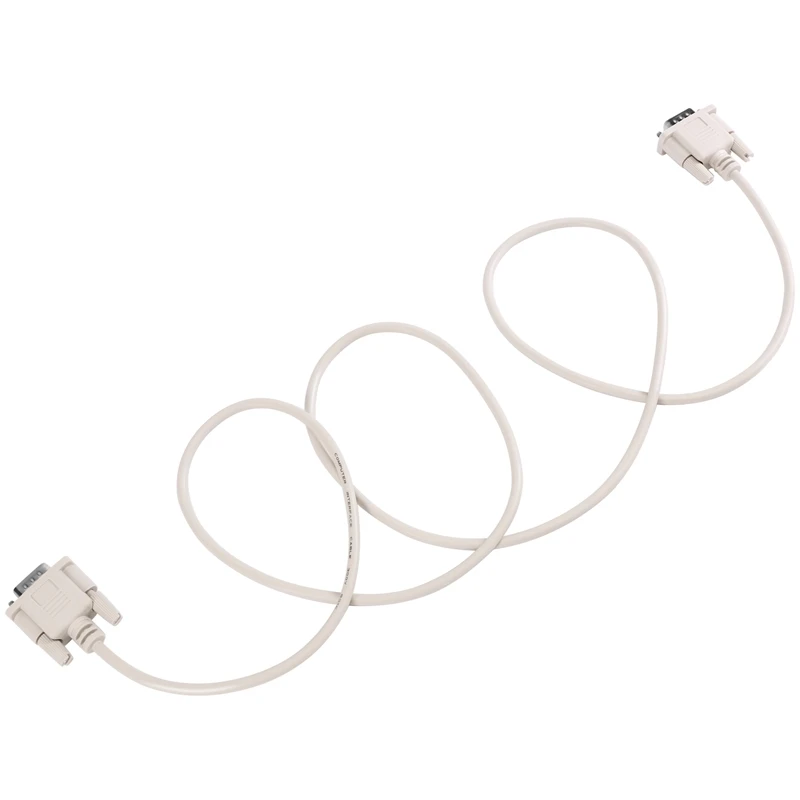 

1.4M RS232 DB9 9 Pin Male to VGA Video 15 Pin Male Adapter Cable Light Gray