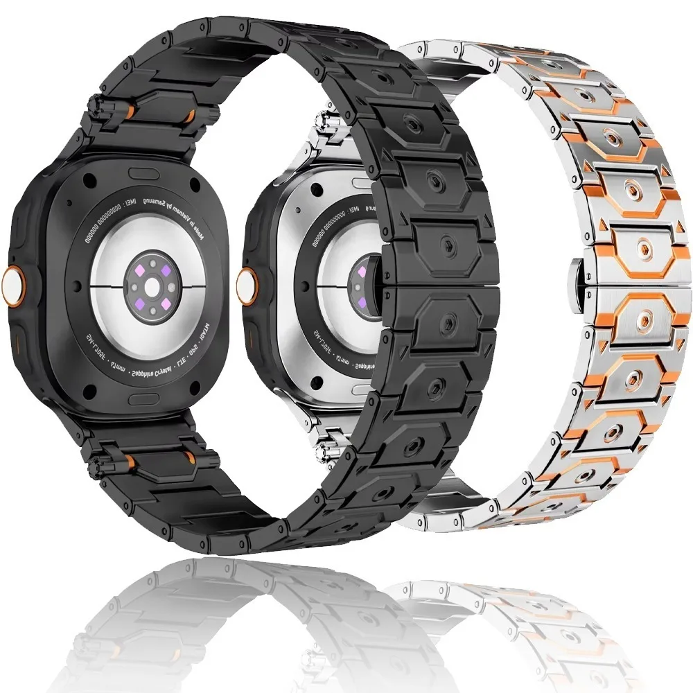 Металлический ремешок для Samsung Galaxy Watch Ultra 47 мм, ремешок для часов из титанового сплава Galaxy Watch Ultra 47 мм, браслет, аксессуары