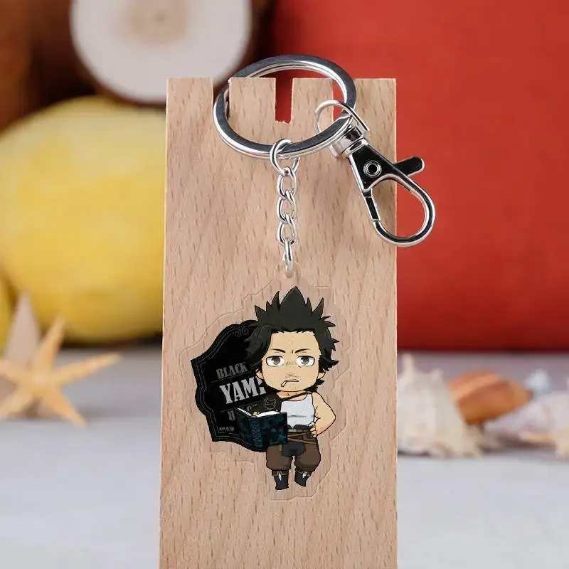 Black Clover Action Figure Anime Acrylic Asta Yuno Noell Silva Yami Sukehiro Magna Swing Keychain Pendant Christmas Gifts 5.5cm