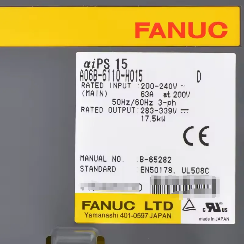 

A06B-6110-H015 Fanuc Servo Drive Amplifier Module Test OK A06B 6110 H015