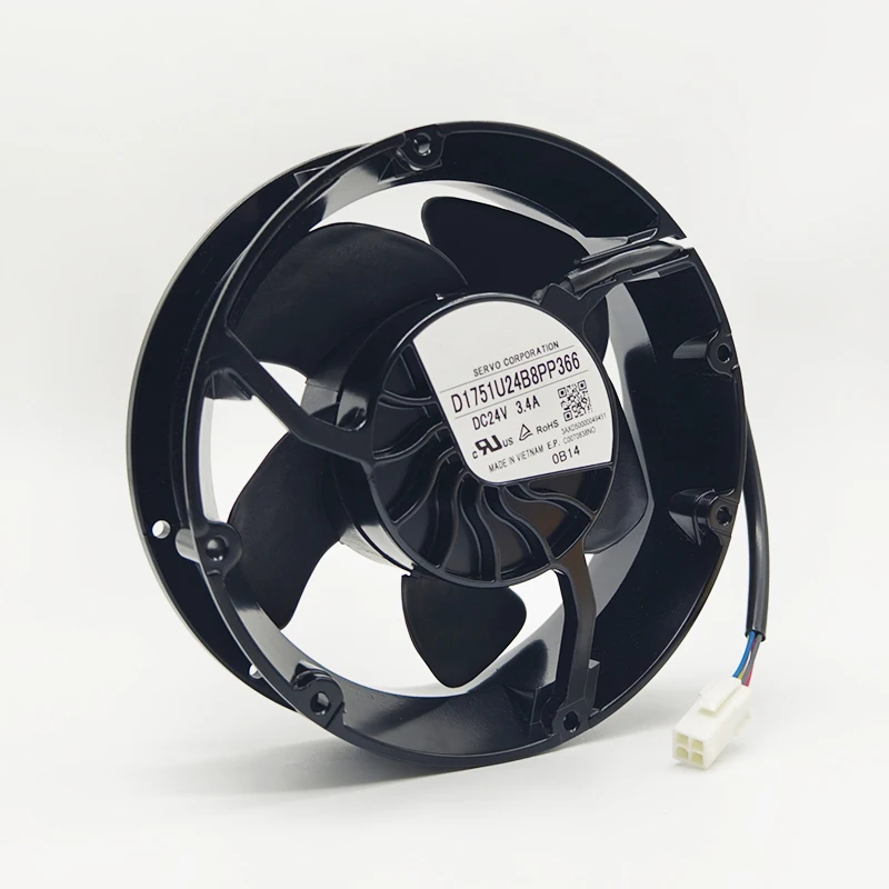 Brand new and original D1751U24B8PP366 24V Cooling fan D1751U24B8PP363