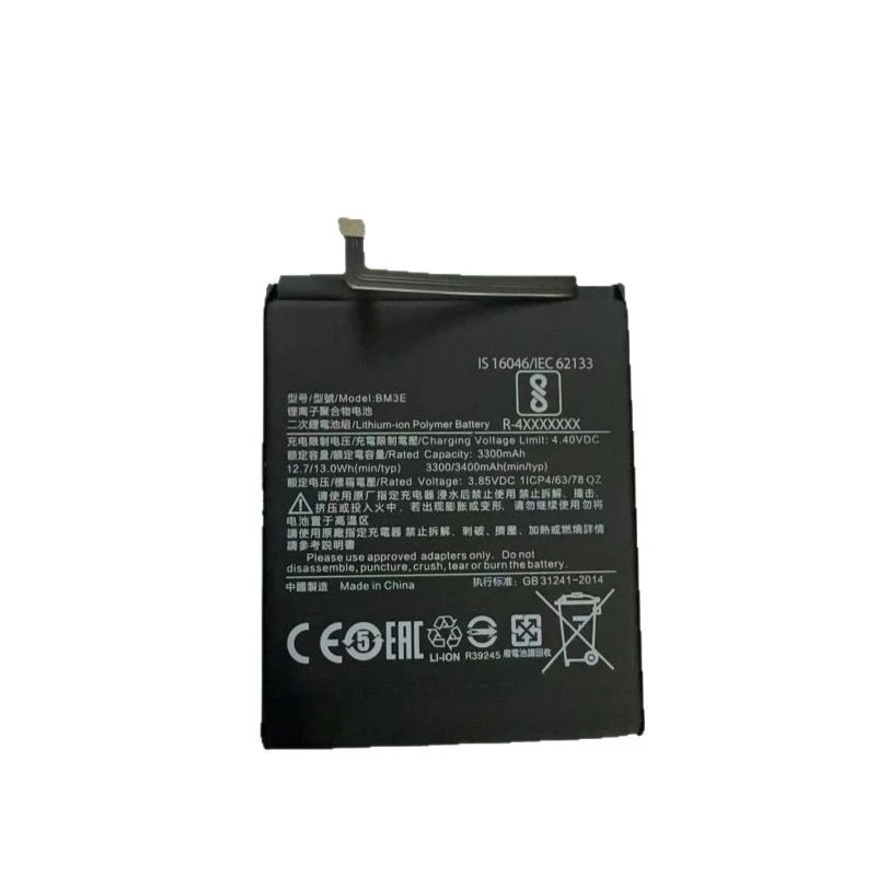 1pcs BM3E Replacement Battery for Xiaomi Mi 8 Mi8 M8 3.85V 3400mAh Phone Battery