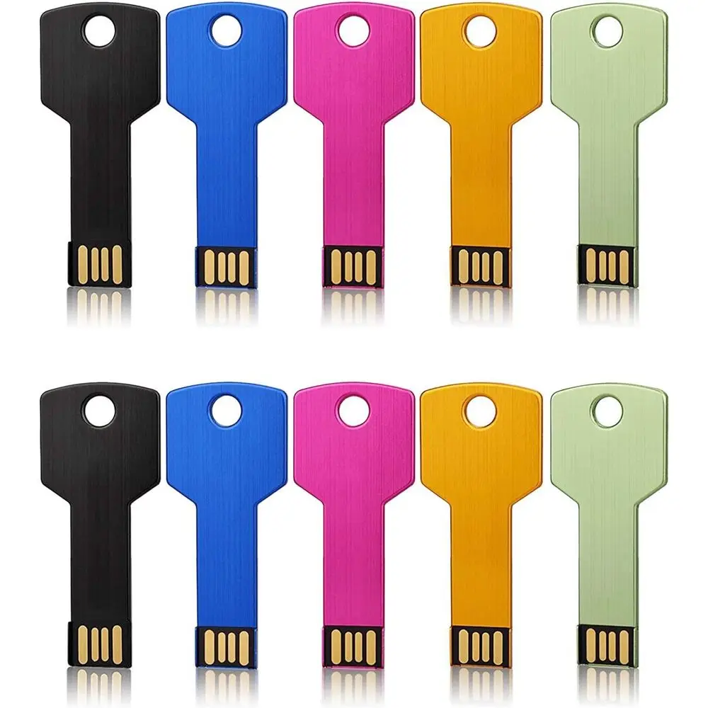 

10-Pack 16GB Metal USB Flash Drives, Mix-Color, Waterproof 2.0, Portable Memory Sticks for Storage and Photos