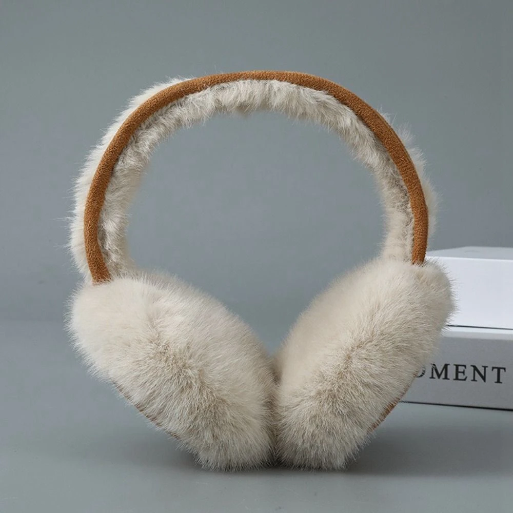 Foldable Earmuffs Fashion Cold Protection Winter Warm Earflap Soft Plush Ear Warmer Outdoor