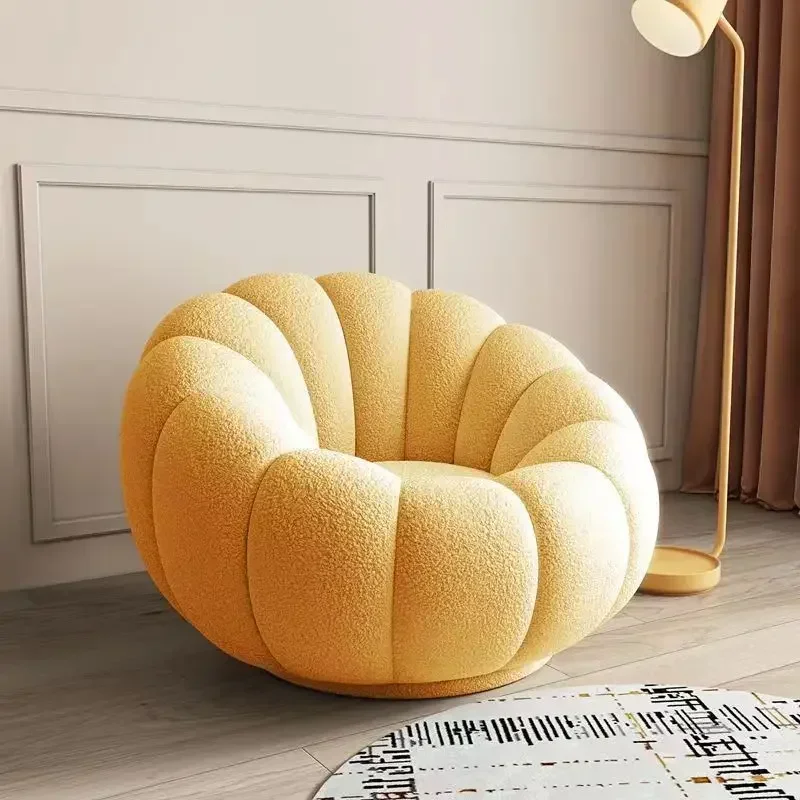 Kawaii Luxury Nordic Pumpkin Unique Sofas Cozy European Chaise Modern Sofas Lazy Lounge Single Woonkamer Banken Home Furniture