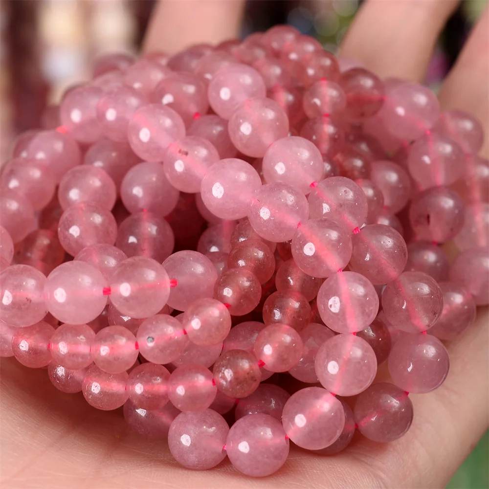Natuursteen Kralen Lava Jaspers Tijgeroog Quartz Agaat Ronde Losse Kralen voor Sieraden Maken DIY Armband Accessoires 4-12MM