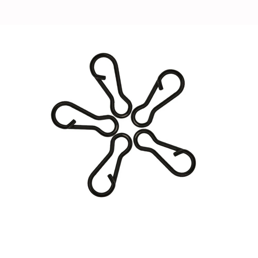 Wholesale By Bulk 1000pcs/lot Black Snap Stainless Steel Pin Carp European Reservoir Fishing Group Accessory Tackles Tool Pesca