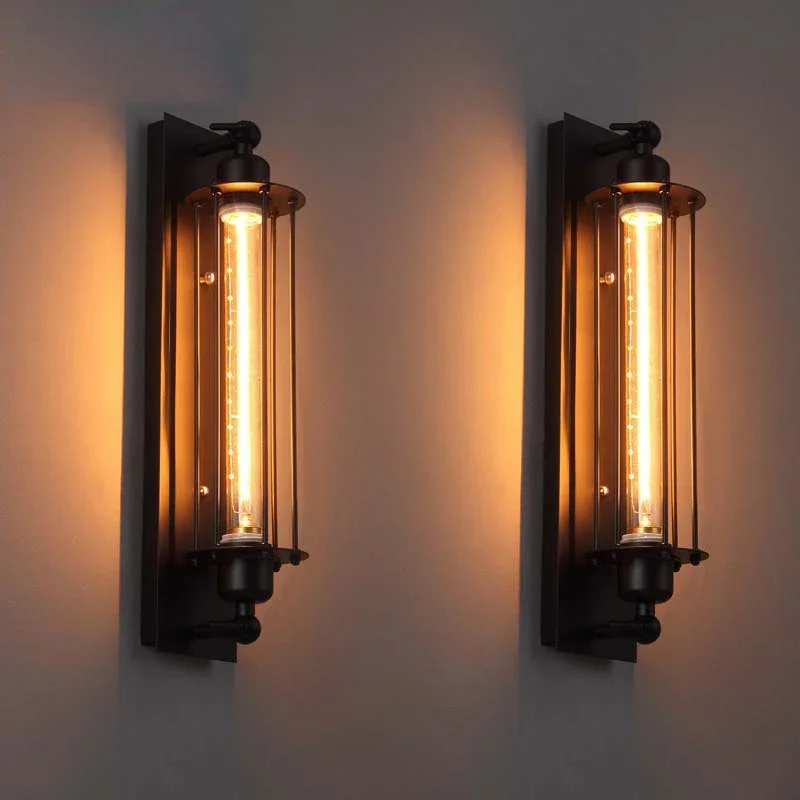 

Vintage Industrial Wall Light Edison Loft Style E27 Bedside Corridor Fixture Home Decor Lighting