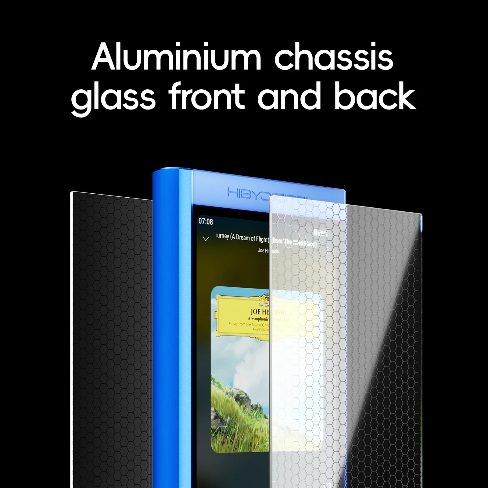 HiBy Digital M300 Android 13 Music Player MP3 HiFi Audio Bluetooth WiFi DSD256 FM Radio Dual Mic Built-in Speaker IPS 29hr 128GB