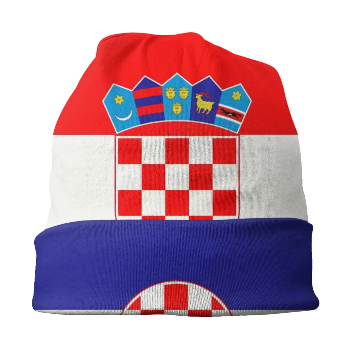 Flag Of Croatia Skullies Beanies Caps Men Women Unisex Trend Winter Warm Knitting Hat Adult Bonnet Hats