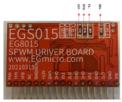 EGMICRO 순수 사인파 인버터 드라이버 보드, EGS015 EG8015 집적 회로 인버터, 특수 칩 테스트 보드, 정품 공장