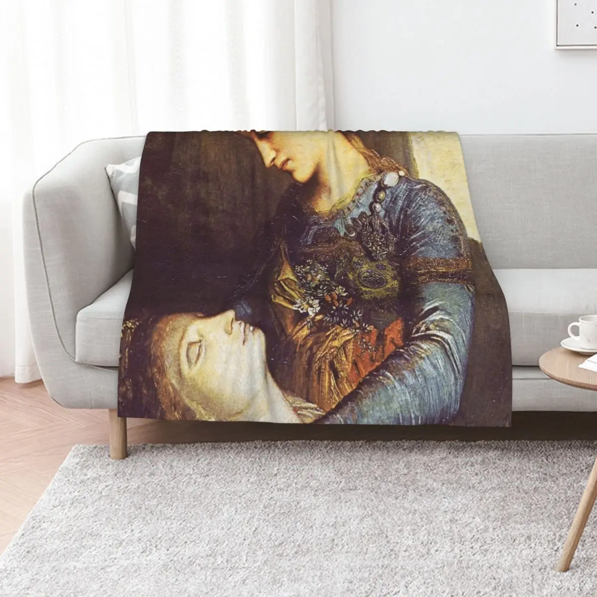 Orpheus and Euridice by Gustave Moreau Throw Blanket Blankets For Bed Hairy Blankets For Baby Flannel Extra Large Throw Blankets
