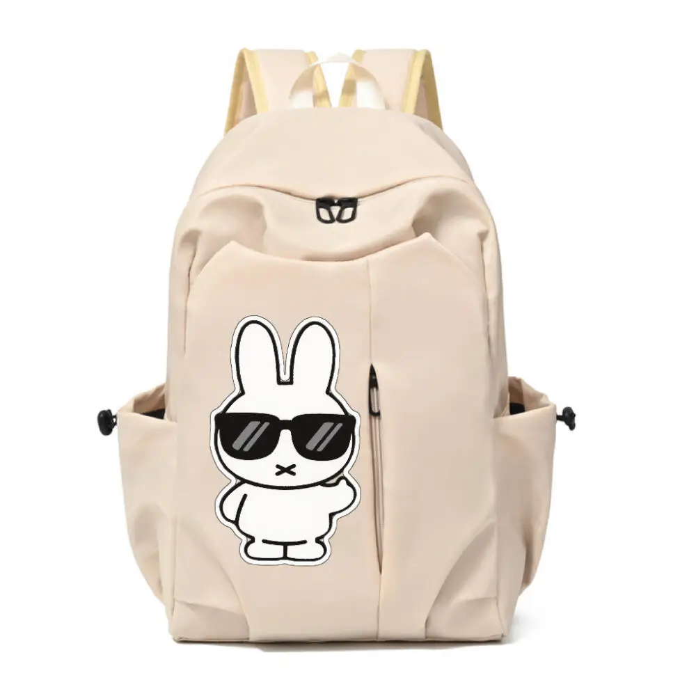 

Новый рюкзак Miffy для пары, мультяшная большая вместительная сумка для компьютера, дорожная сумка, японская и корейская студенческая модная трендовая сумка, подарок