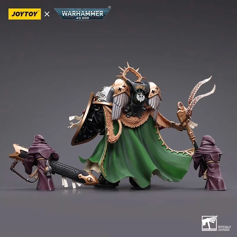 [متوفر]JOYTOY 1/18 Warhammer 40k Dark Angels Primarch Lion Action Figure El 'Jonson Movability Soldier Figurine Koclect Model