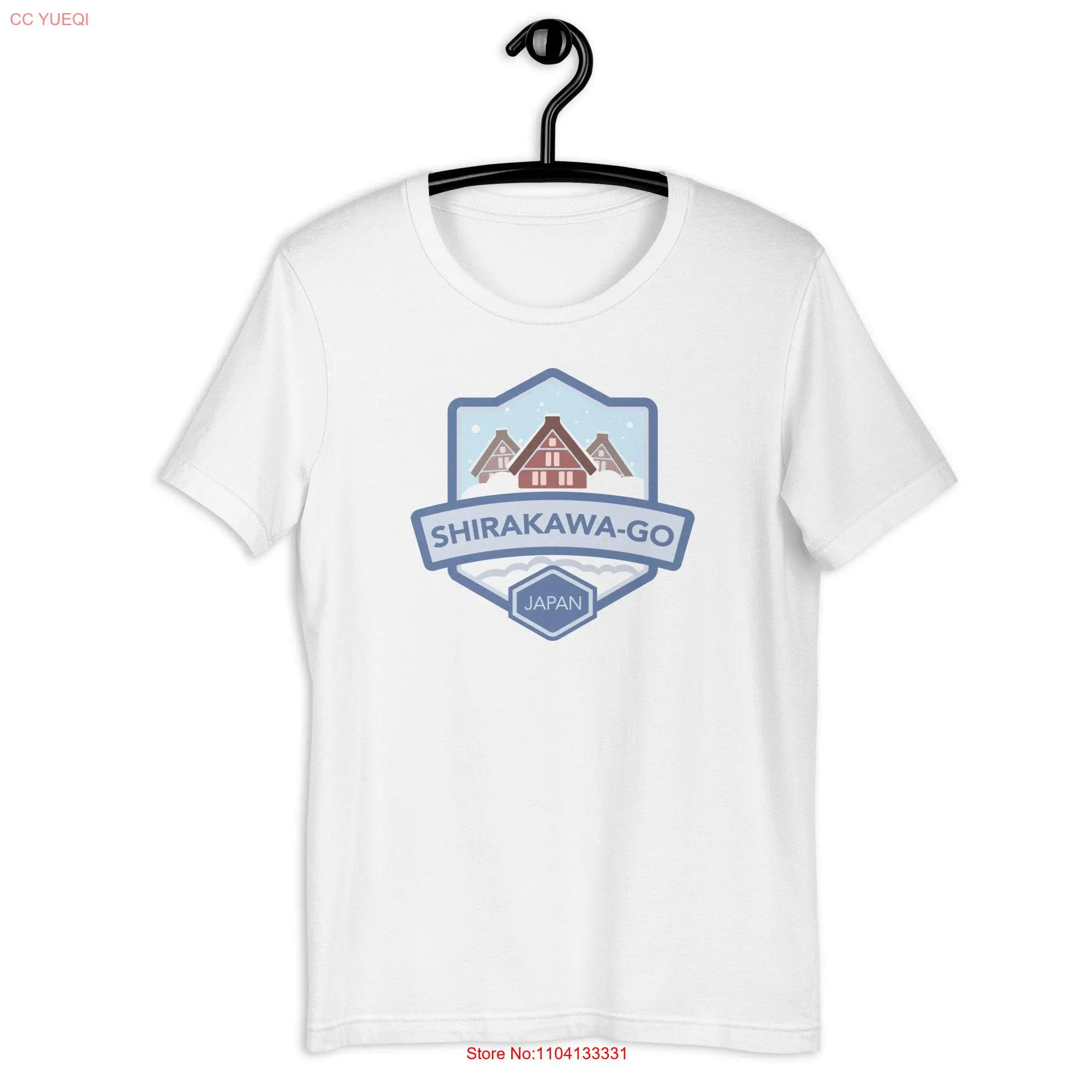 Shirakawa go Souvenir T Shirt Japan Traveler  long or short sleeves