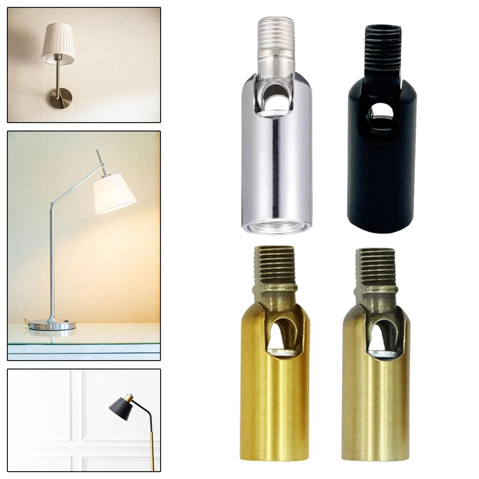 

10 адаптеров для лампы, простая установка, профессиональные металлические простые в использовании аксессуары для люстр для подвесных потолочных светильников, аксессуары для дома