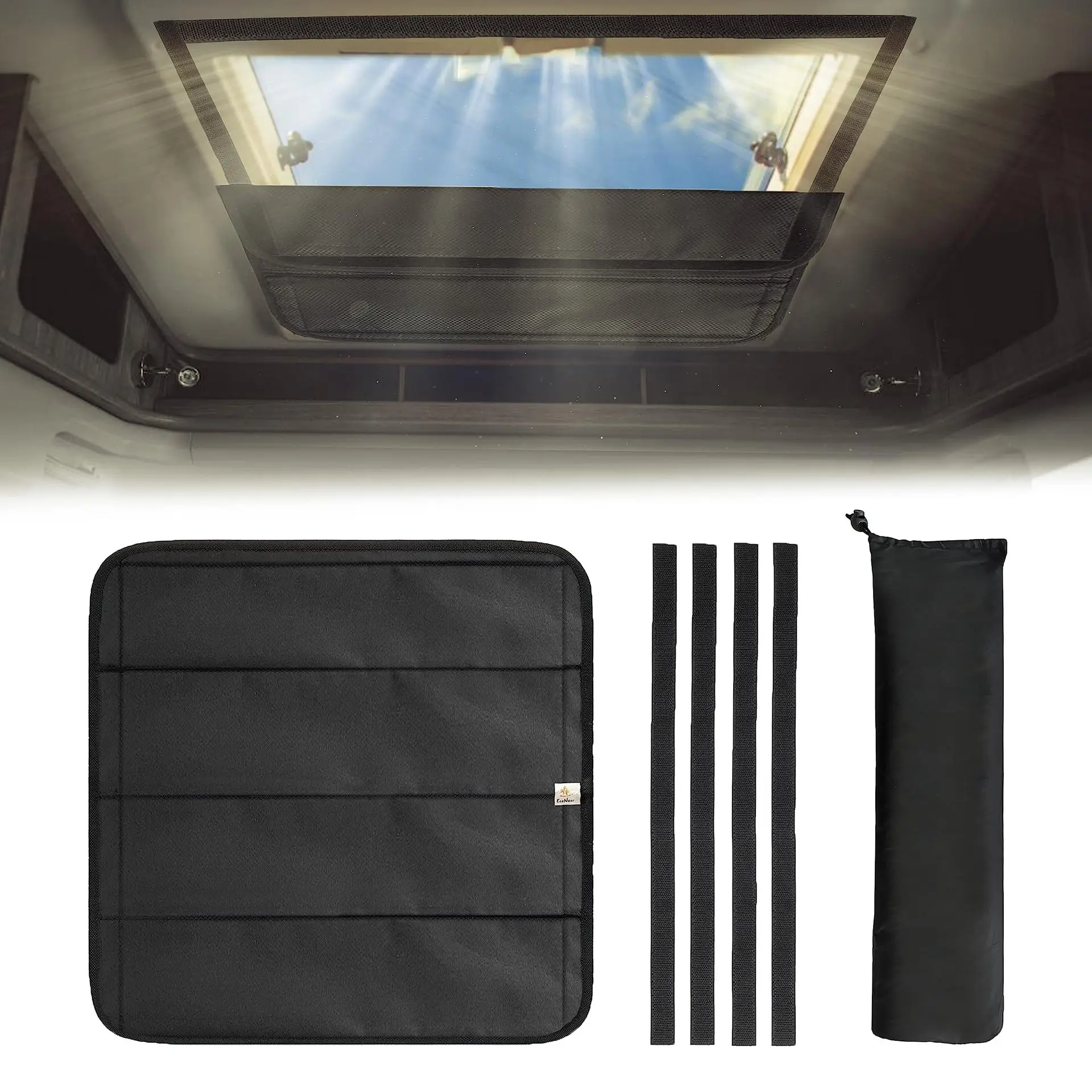 

RV Sunroof Sunshades Curtain Foldable RV Vents Skylight Insulator Cover Waterproof UV Protection Camper Window Sun Shade Covers