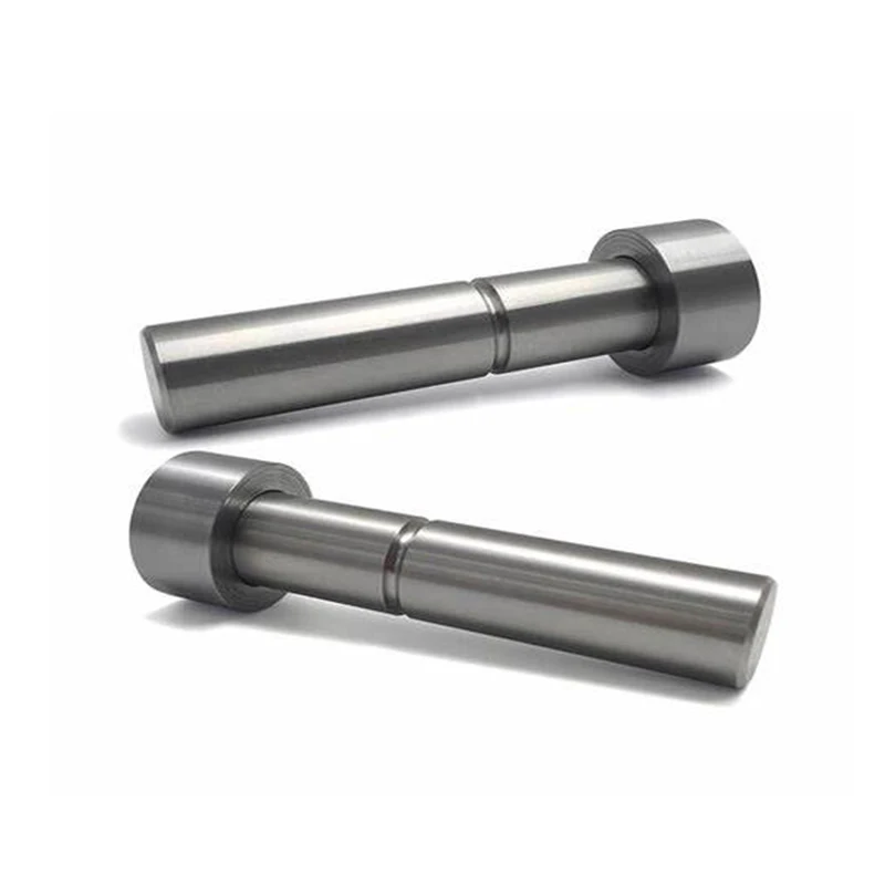 Custom CNC machining of stainless steel precision shafts, spindle shafts, and optical shafts.
