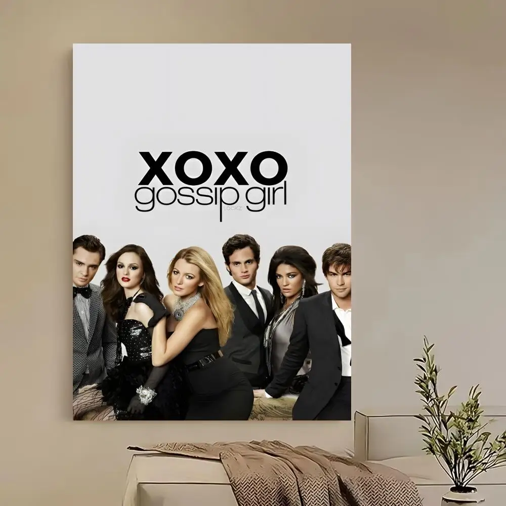 ملصق برنامج تلفزيوني G-Gossip Girl عالي الدقة ذاتي اللصق مقاوم للماء مثالي للمنزل والمكتب وغرفة النوم هدية رائعة #6
